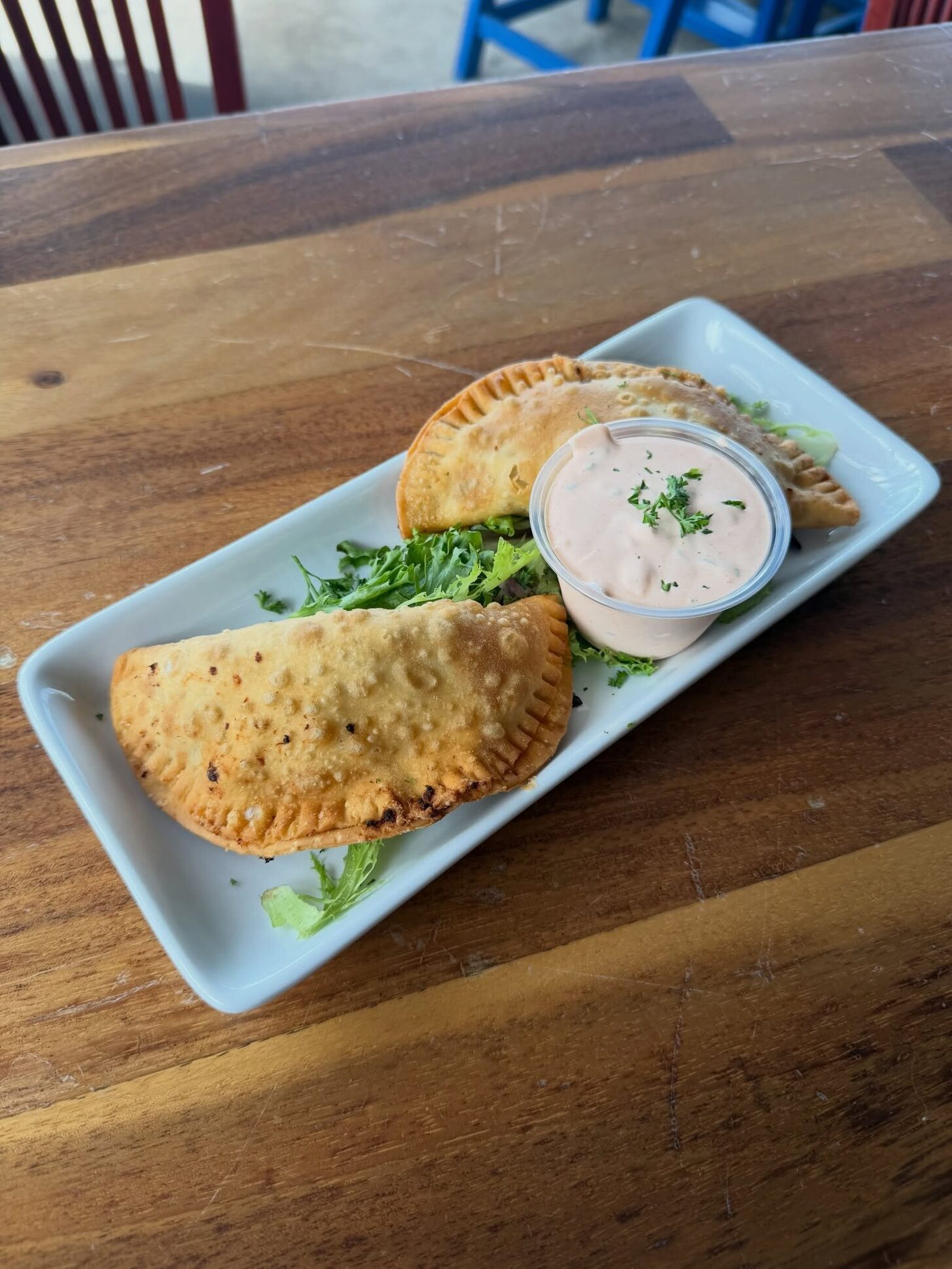 A plate from the O’Maddy’s kitchen