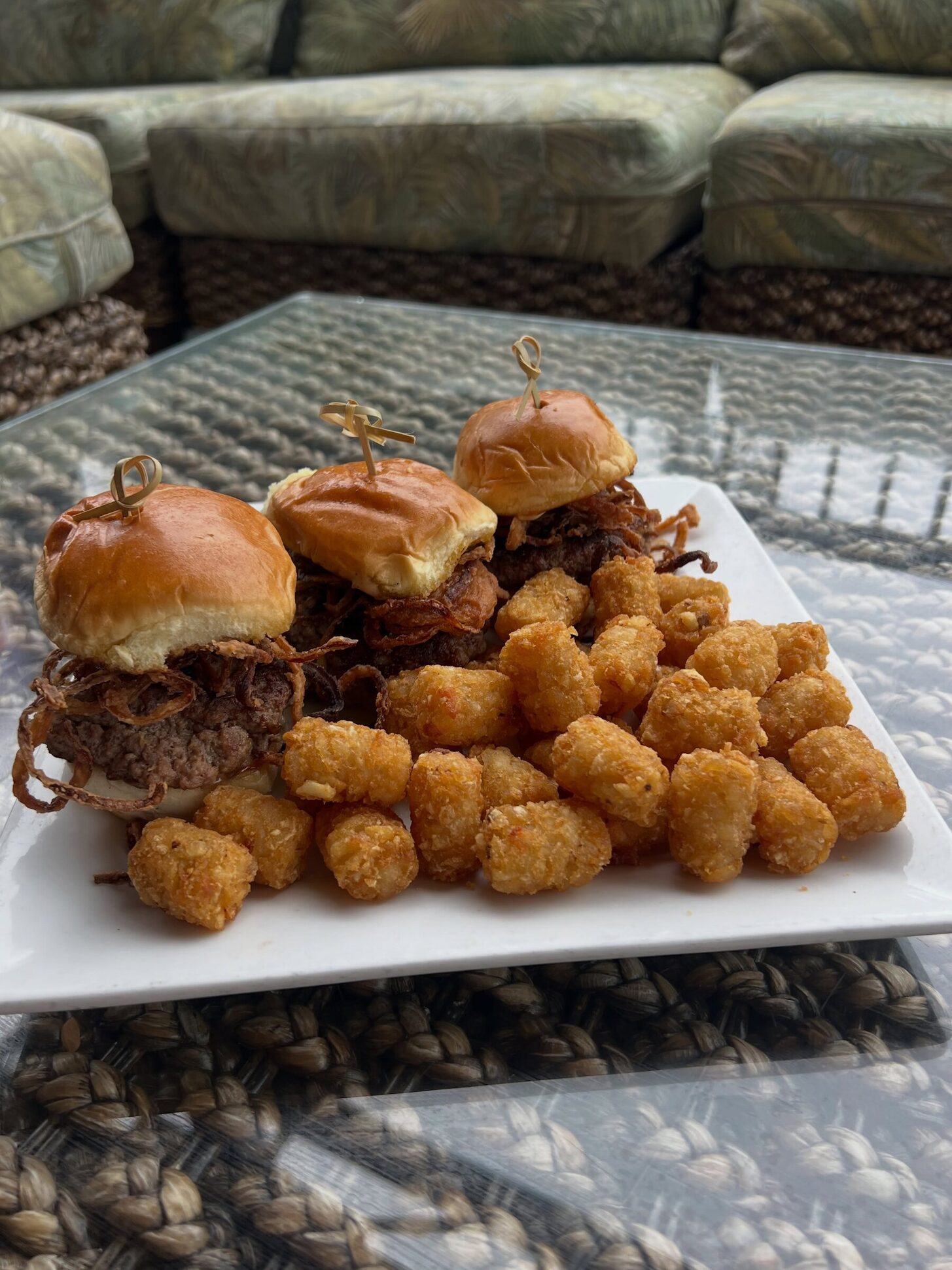A plate from the O'Maddy's kitchen, shot on the deck